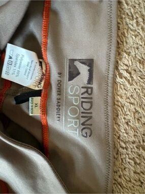 Riding Sport Performance Top with Orange Trim